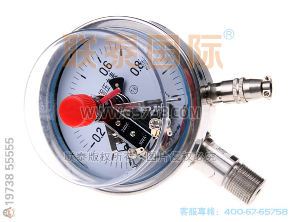 YTNXC-100 耐震磁助式电接点压力表
